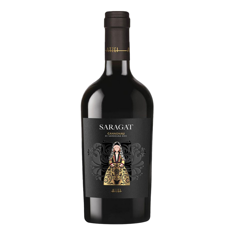 Vinho Cantine Atzei Tinto Seco Itália Saragat Grenache 2021 750ml