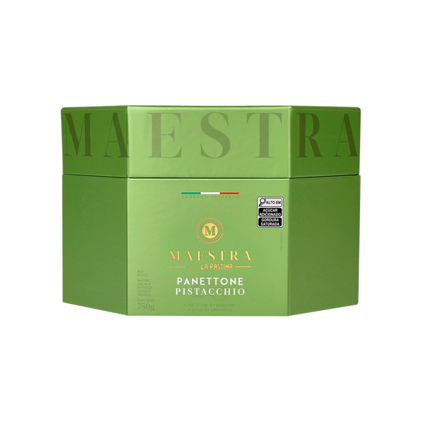 Panettone Creme Pistache/Chocolate 750g Maestra Per La Pastina