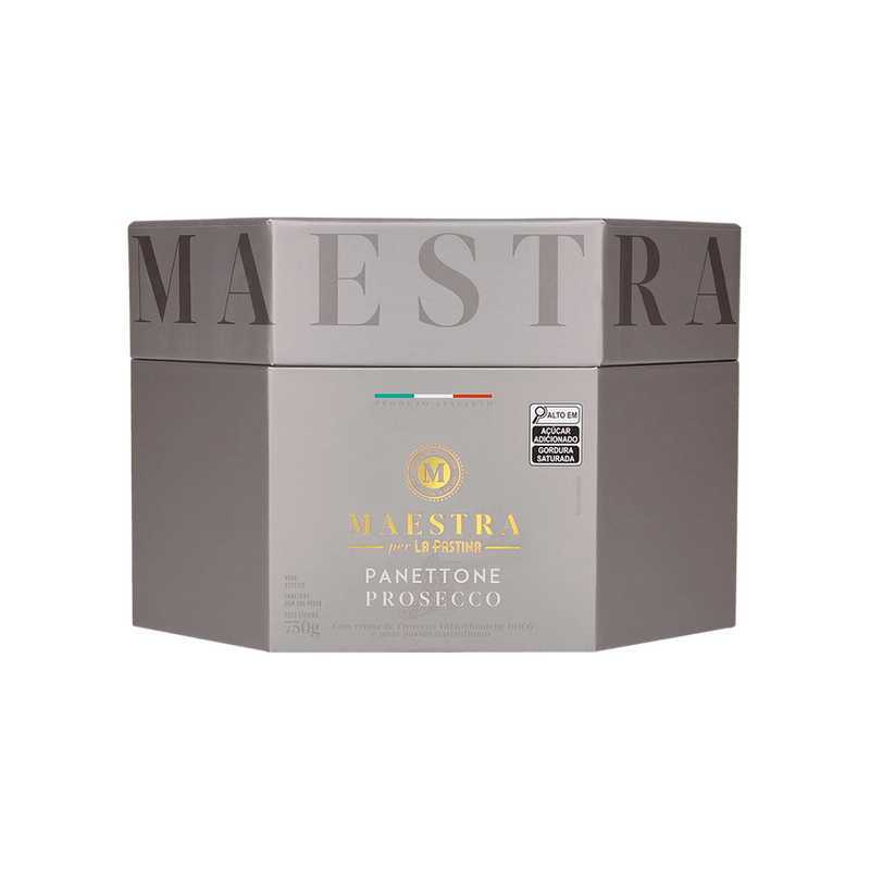 Panettone Prosecco C/Uva Passa 750g Maestra Per La Pastina