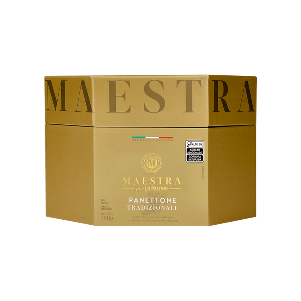 Panettone tradicional 750g Maestra per La Pastina