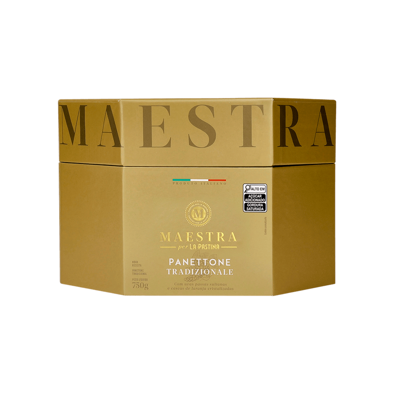 Panettone tradicional 750g Maestra per La Pastina