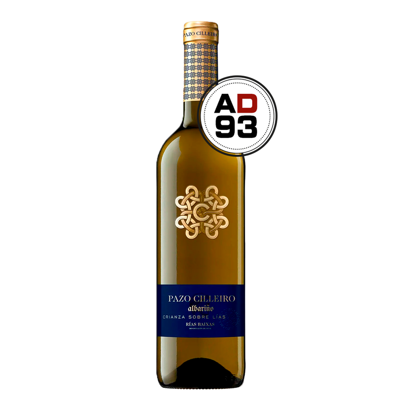 Vinho Bodegas Pazo Cilleiro Branco Seco Espanha Crianza Sobre Lías Alvarinho 2021 750ml