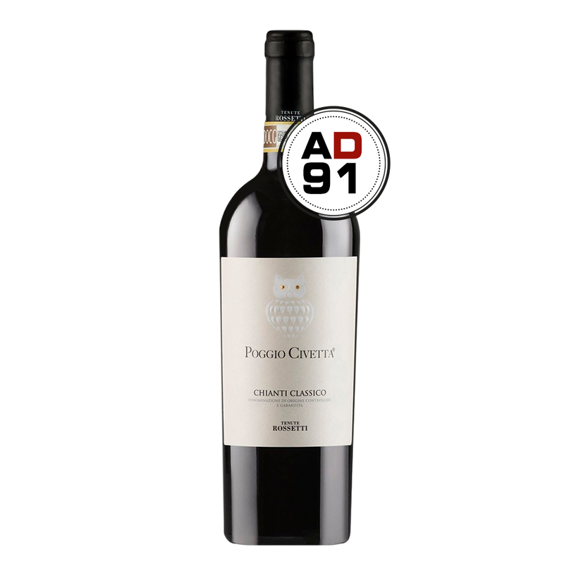 Vinho Tenute Rossetti Tinto Seco Itália Poggio Civetta Riserva Cabernet Sauvignon, Canaiolo, Sangiovese 2019 750ml