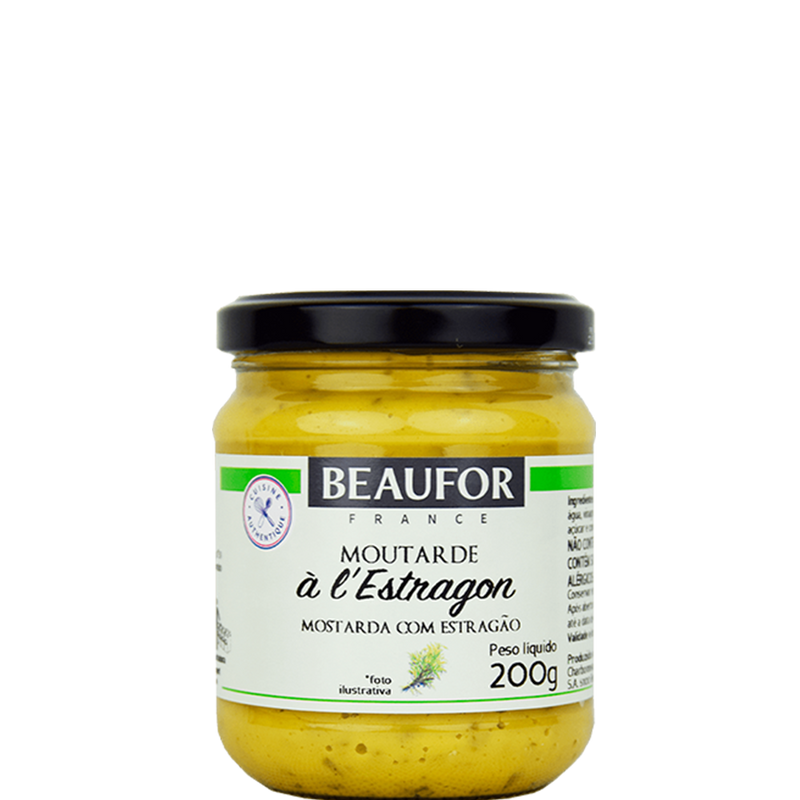 Mostarda Dijon Com Estragão 200G Beaufor