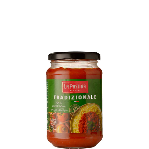 Molho Tradicional Italiano 320G La Pastina - Pronto Para Consumo