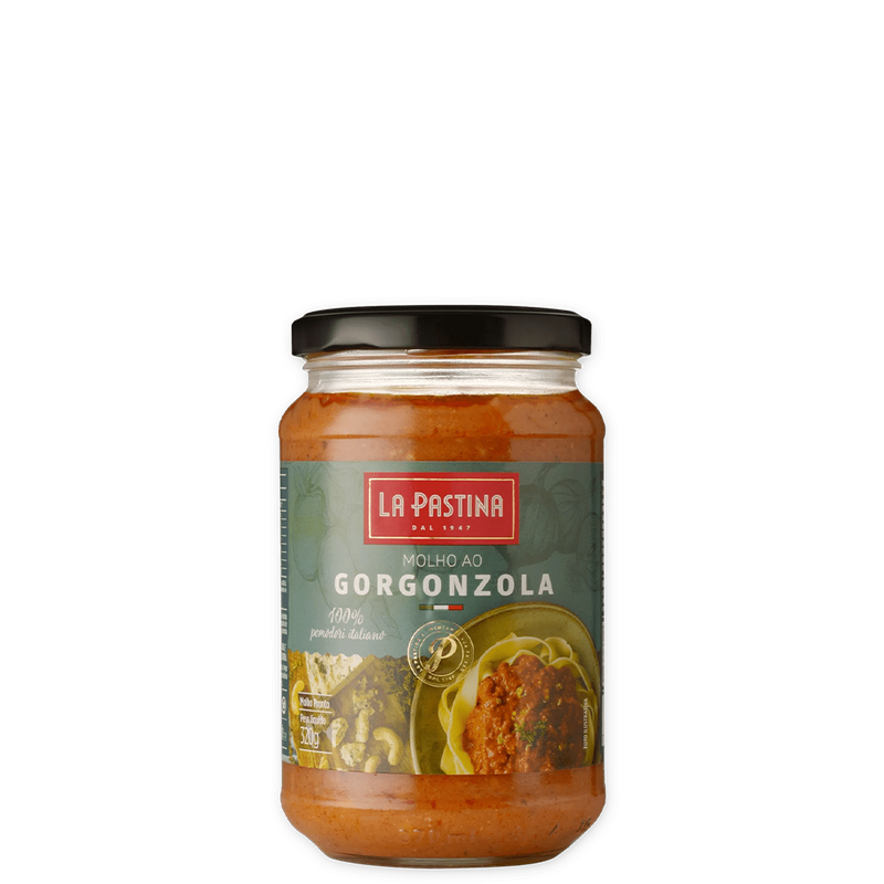Molho Gorgonzola Italiano 320G La Pastina - Pronto Para Consumo