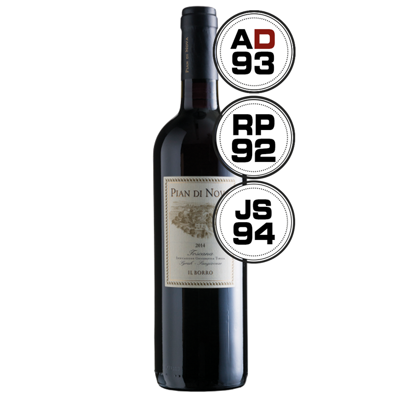 Vinho Il Borro Wines Tinto Seco Itália Pian Di Nova Sangiovese, Syrah 2018 750ml