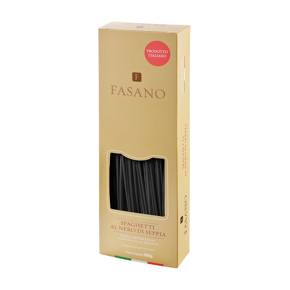 Spaghetti Nero Di Seppia Italiano 500G Fasano – ADEGA ONLINE