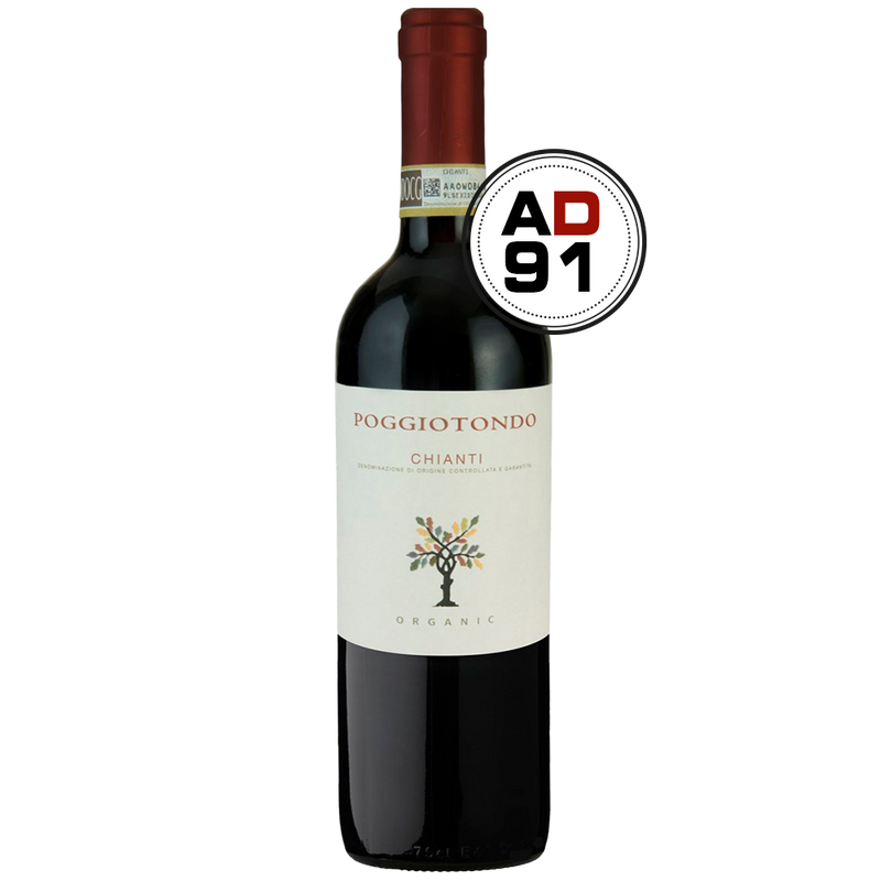 Vinho Poggiotondo Tinto Seco Itália Chianti Organic D.o.c.g Canaiolo, Colorino, Sangiovese 2024 750ml