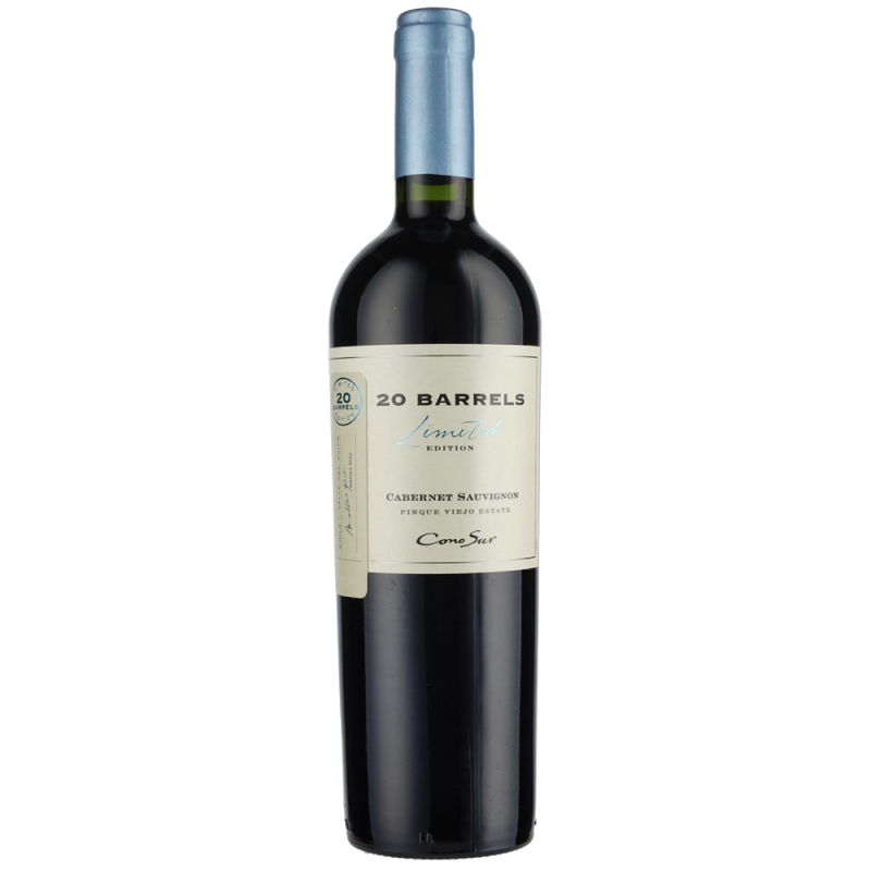 Vinho Cono Sur Tinto Seco Chile 20 Barrels Limited Edition Cabernet Sauvignon 2019 750ml