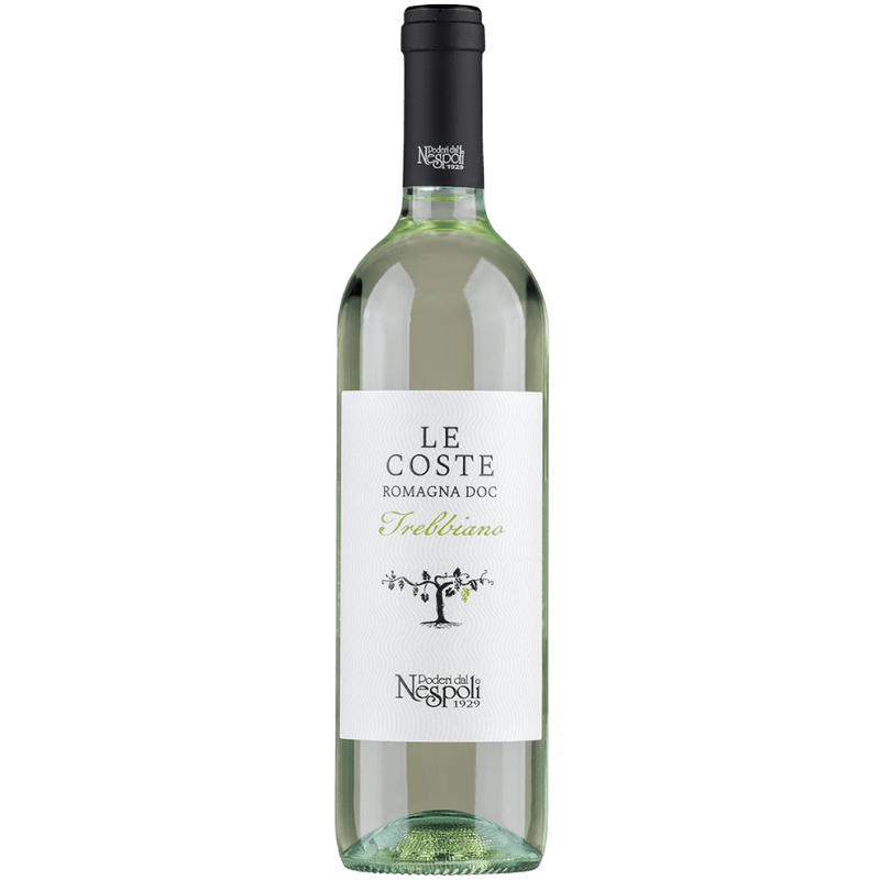 Vinho Poderi Dal Nespoli Branco Seco Itália Le Coste Romagna D.o.c Trebbiano 2024 750ml