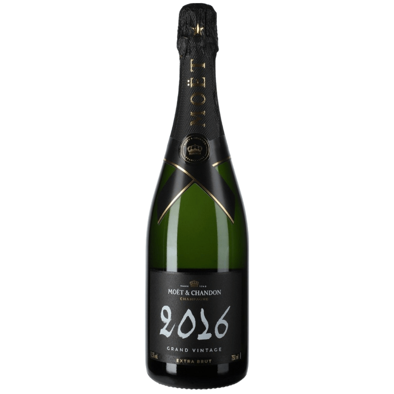 Espumante Moet & Chandon Branco Extra Brut França Grand Vintage Chardonnay, Pinot Meunier, Pinot Noir 2016 750ml