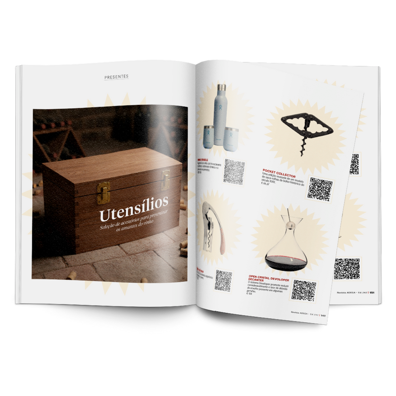Assinatura Revista ADEGA Impressa - 1 ano - Assine e Ganhe um ADEGA Brasil Guia de Vinhos 2024 + Marcador de Taças