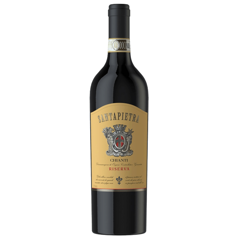 Vinho Castellani Tinto Seco Itália Santapietra Chianti Riserva Cabernet Sauvignon, Canaiolo, Sangiovese 2019 750ml