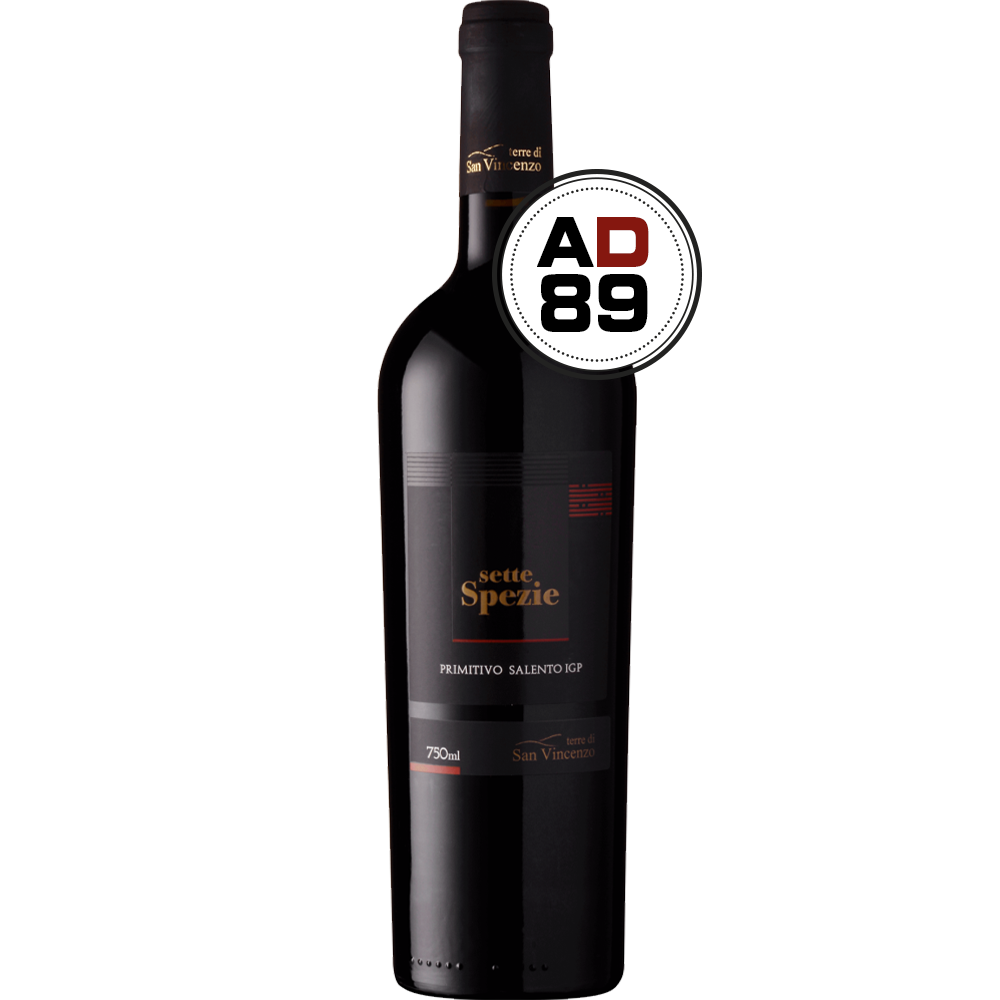 Terre di San Vincenzo Sette Spezie Primitivo 2018 – ADEGA ONLINE
