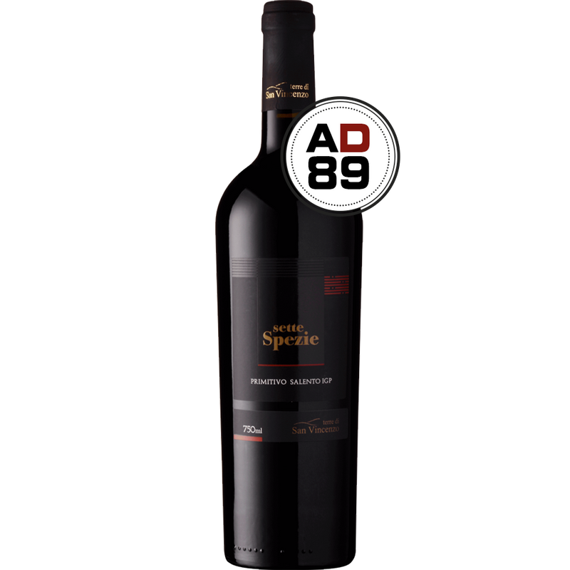 Terre di San Vincenzo Sette Spezie Primitivo 2018